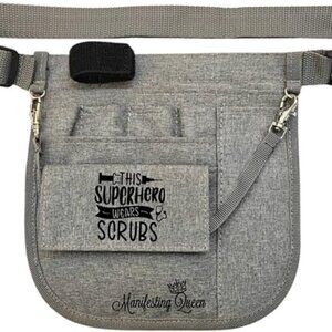 Manifesting Queen Gray Healthcare Worker Waist Bag NIP